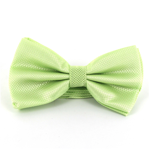 Nœud Papillon uni à carreaux vert clair