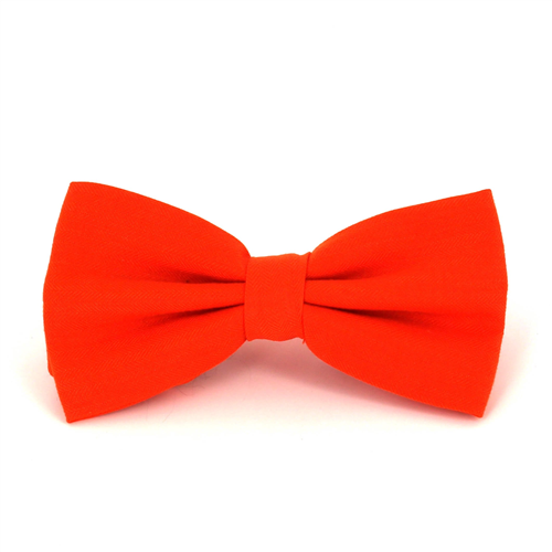 Nœud Papillon Uni en Orange Espiga