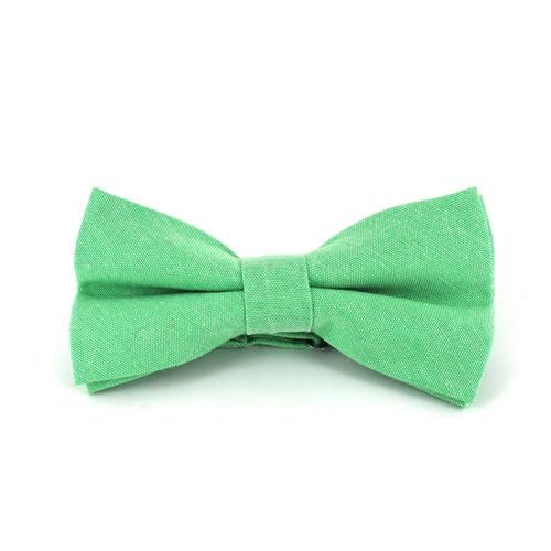 Nœud Papillon uni Oxford Vert
