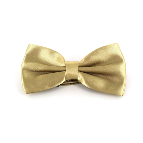 Nœud Papillon en satin beige
