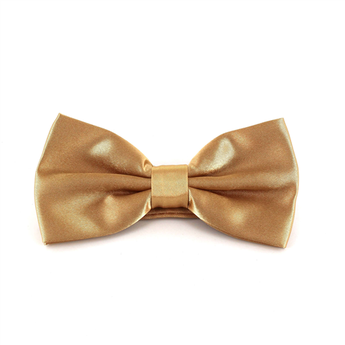 Nœud Papillon en satin champagne uni