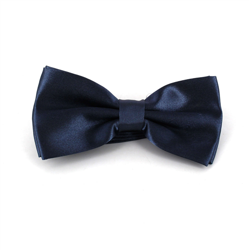 Nœud Papillon en satin gris foncé