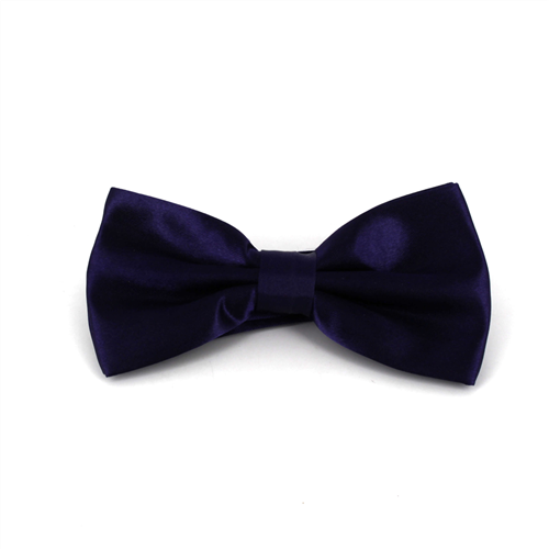 Nœud Papillon en satin violet uni