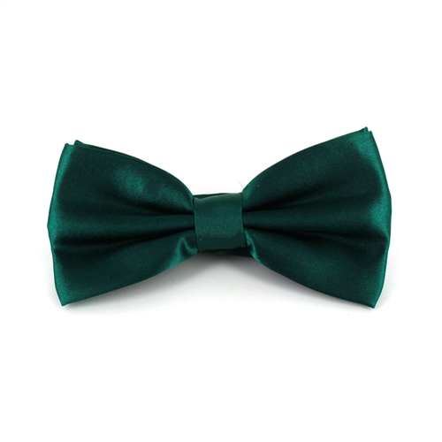 Nœud Papillon en satin vert foncé
