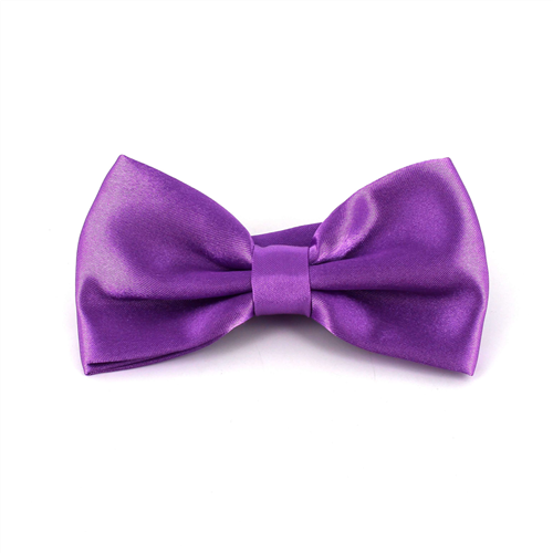 Nœud Papillon en satin violet