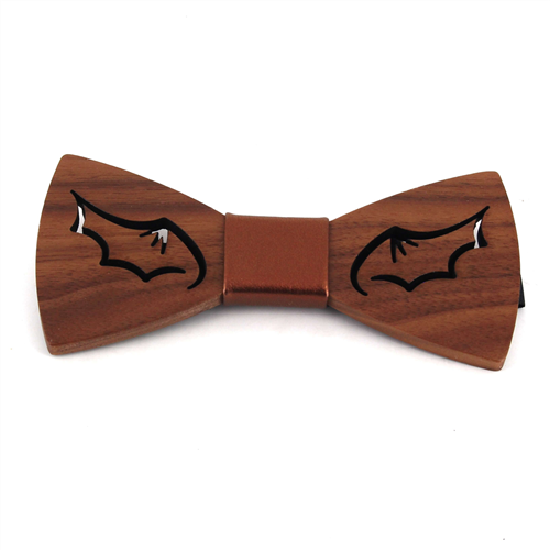 Nœud Papillon en bois Ailes de Démon