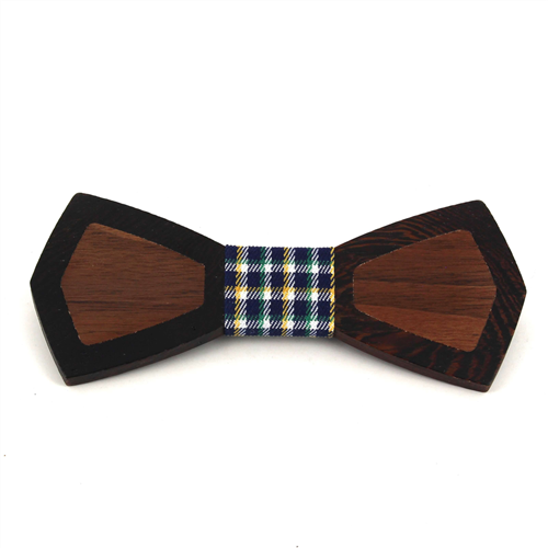 Nœud Papillon en bois bicolore
