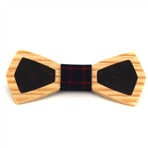 Nœud Papillon en bois bicolore