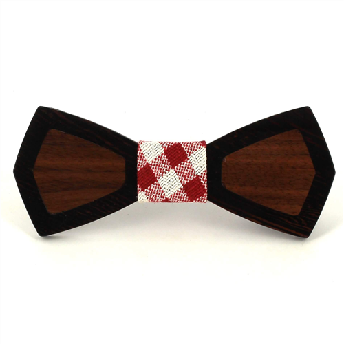 Nœud Papillon en bois bicolore