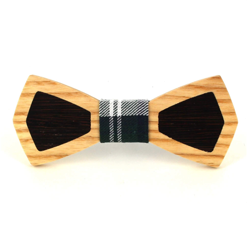 Nœud Papillon en bois bicolore