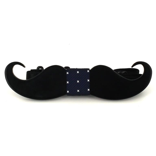 Nœud Papillon en bois moustache