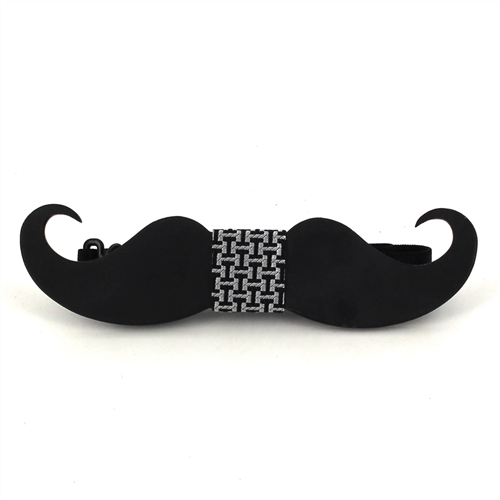 Nœud Papillon en bois moustache