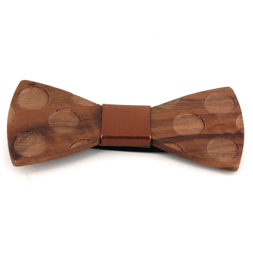 Nœud Papillon en bois Cercles