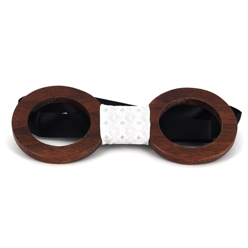 Nœud Papillon en bois Lunettes