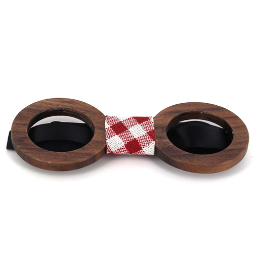 Nœud Papillon en bois Lunettes