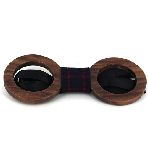 Nœud Papillon en bois Lunettes