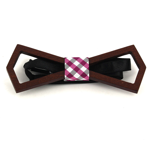 Nœud Papillon en bois creux deltoides