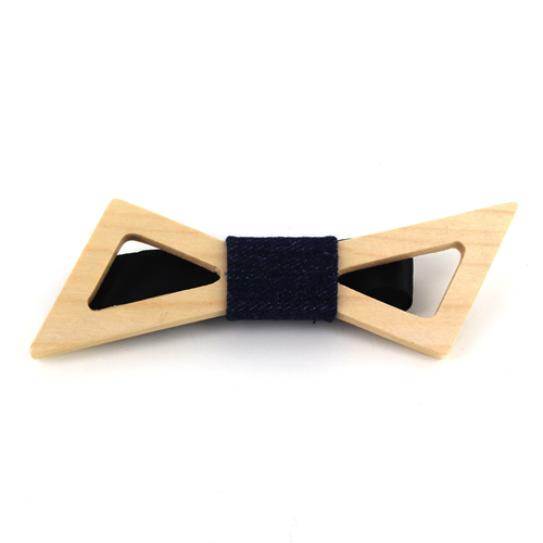 Nœud Papillon en bois creux Bow