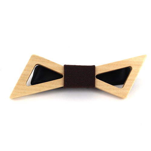 Nœud Papillon en bois creux Bow