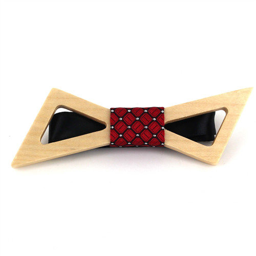 Nœud Papillon en Bois Creux Bow
