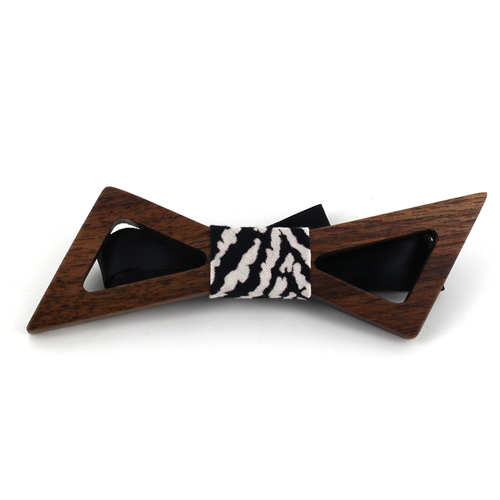 Nœud Papillon en bois creux Bow
