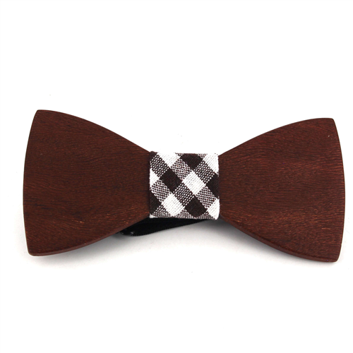 Nœud Papillon en bois lisse