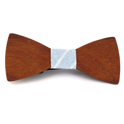 Nœud Papillon en bois lisse