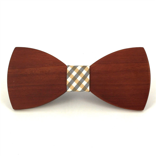 Nœud Papillon en bois uni