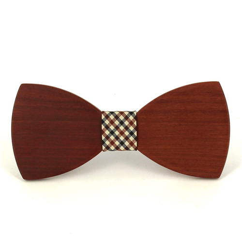 Nœud Papillon en bois lisse