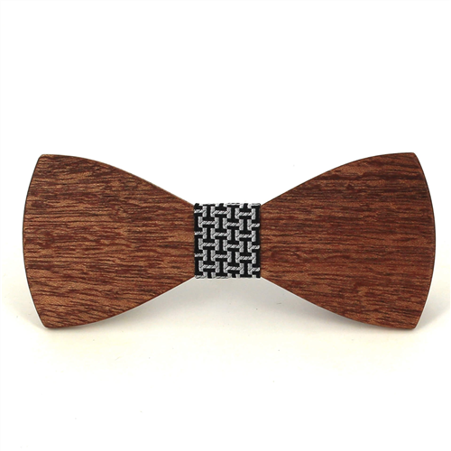 Nœud Papillon en bois lisse