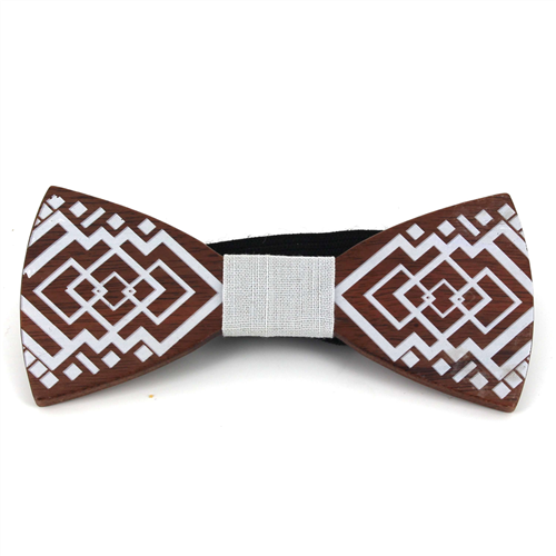 Nœud Papillon en bois peint