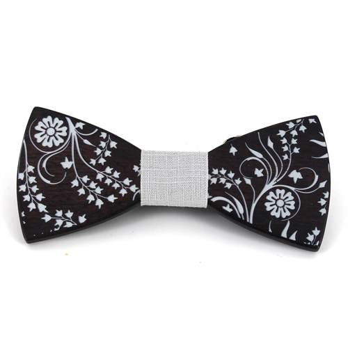 Nœud Papillon en bois peint