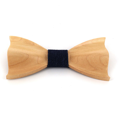 Nœud Papillon en bois en relief