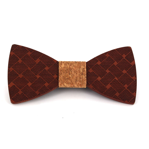 Nœud Papillon en bois Traits