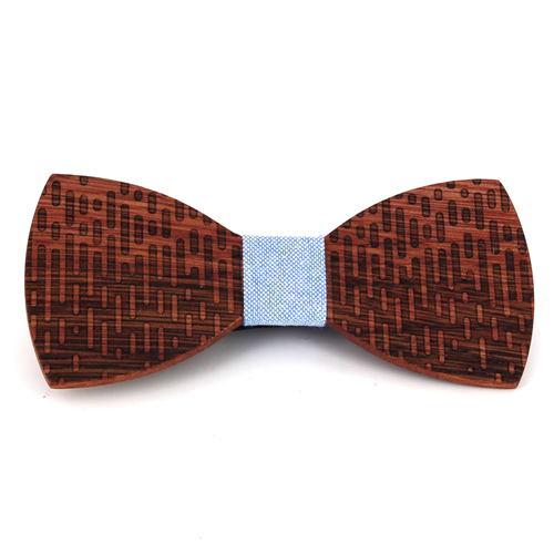 Nœud Papillon en bois Traits