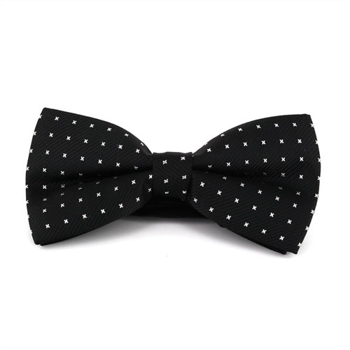 Nœud Papillon noir étoiles blanches