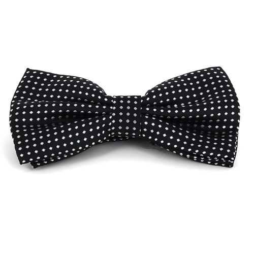 Nœud Papillon noir à pois blancs