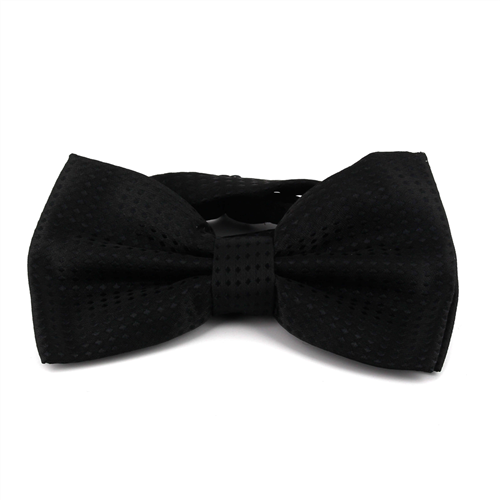 Nœud Papillon Noir Points Noirs