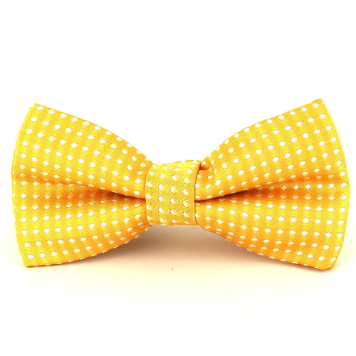 Nœud Papillon pour enfants jaune à pois