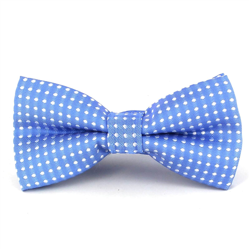 Nœud Papillon Enfant Bleu Clair à Pois