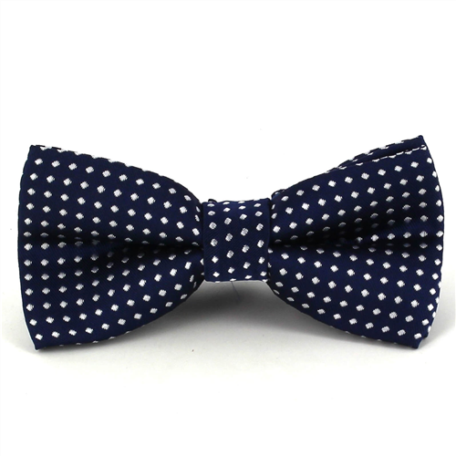 Nœud Papillon pour enfants bleu marine à pois