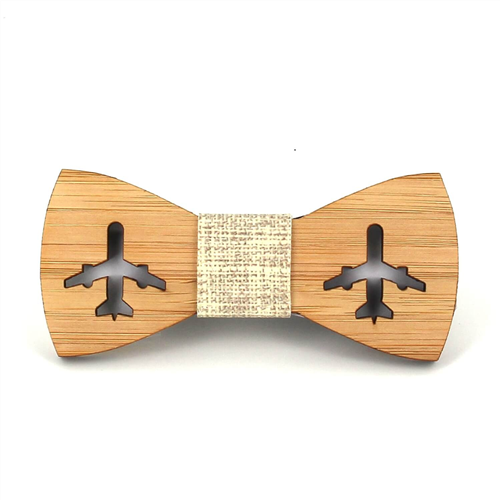Nœud Papillon Enfants Bambou Creux Avion
