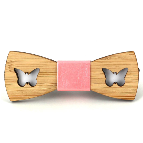 Nœud Papillon Enfants en Bambou Creux Papillon