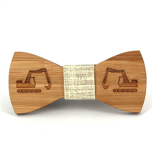 Nœud Papillon Enfants Bambou Pelle-Excavatrice