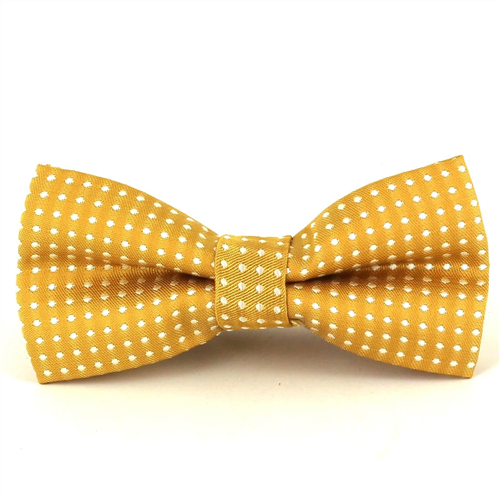 Nœud Papillon Enfants Champagne à Pois