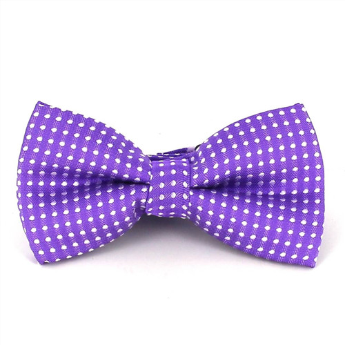 Nœud Papillon Enfant Violet à Pois