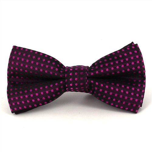 Nœud Papillon Enfant Noir à Pois