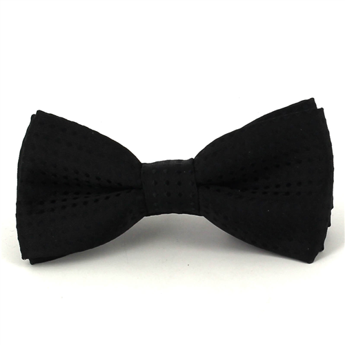 Nœud Papillon Enfant Noir à Pois