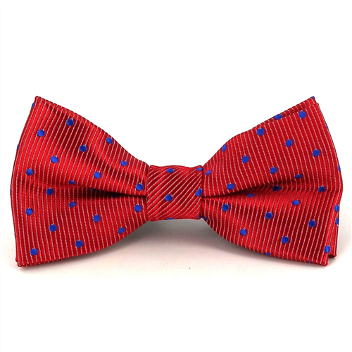 Nœud Papillon Enfant Rouge à Pois