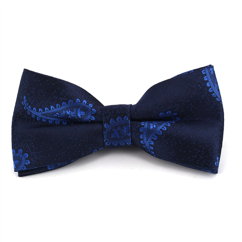 Nœud Papillon Paisley Bleu